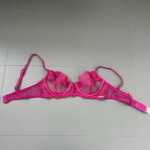 Bluebella Vibrant Pink Lace Bra